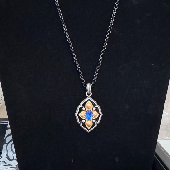 Brighton Monarch StrengthPendant Necklace with Blue Accent Crystal